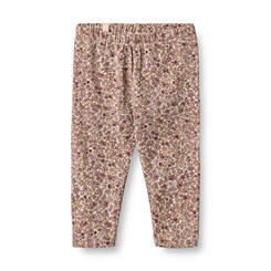 Wheat Jersey leggings Jules - Grey rose flowers